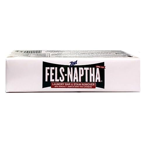 Purex Fels-Naptha Laundry Bar & Stain Remover, 5.0 OZ (Pack of 24)