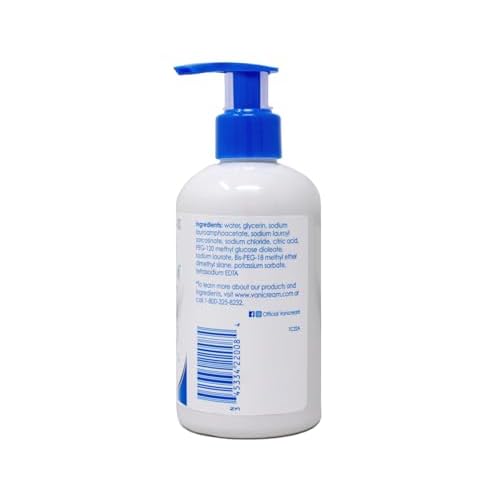 Vanicream Liquid Cleanser, For Sensitive Skin, 8 fl oz (237 ml)