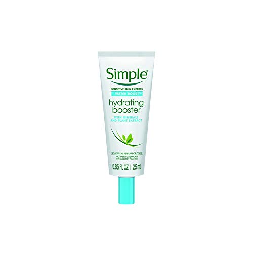 Simple Water Boost Hydrating Booster, Dry Sensitive Skin, 0.85 fl oz (Pack of 2)