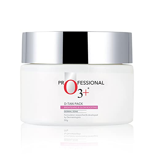O3+ D-Tan Pack for Instant Skin Brightening and Lightening Benefits Infused with Mint and Eucalyptus Oil - Suitable for All Skin Types (50gm)