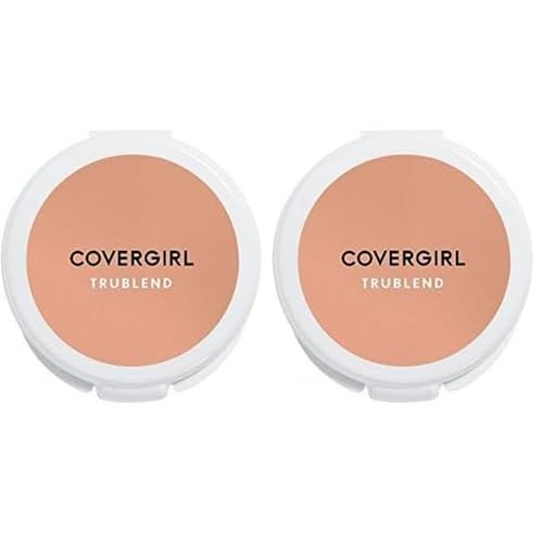 Covergirl TruBlend Pressed Blendable Powder, Translucent Tawny, 0.39 Oz (Packaging May Vary) (Pack of 2)