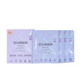 STARSKIN Magic Hour, Exfoliating Foot Mask Sock with Lactic and Glycolic Acid, Gently Removes Calluses and Dead Skin for Effective Peeling, K Beauty Skincare (4 Pack)