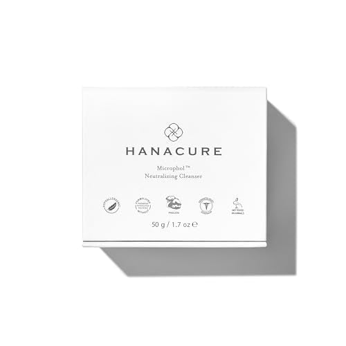 Hanacure¢ç Microphol Neutralizing Cleanser - pH Balanced Face Wash for Sensitive Skin, Exfoliating Face Wash (Pack of 2)