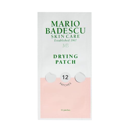 Mario Badescu Blemish Relief AM/PM Kit ? Drying Cream, Drying Lotion & 12 Spot Patches for Rapid Surface Blemish Recovery ? Clarifying, Oil Control and Redness Reduction for All Skin Types