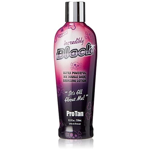 Pro tan PT-00-1088 Pro Tan Incredibly Black Double Dark Bronzing Lotion, 8.5 Ounce
