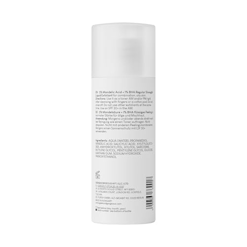 Geek & Gorgeous Cheer Up ? Mandelic Acid BHA for Blackheads & Enlarged Pores, for Oily & Combination Skin, 100 ml