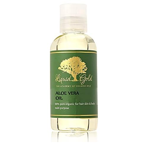 Liquid Gold Inc - 4 oz - Premium Aloe Vera Oil - 100% Pure Natural Organic Skin Hair Body Care