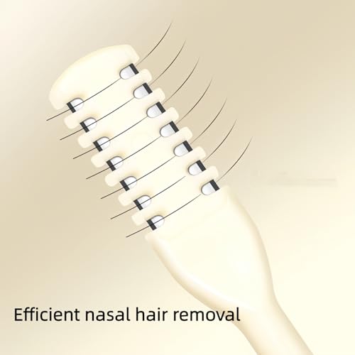 10PCS 3-in-1 Nasal Hair Cutter, Upgrade Double-Sided Nose Hair Trimmer, Portabl 360¡Æ Manual Nose Trimmer for Men and Women (10)