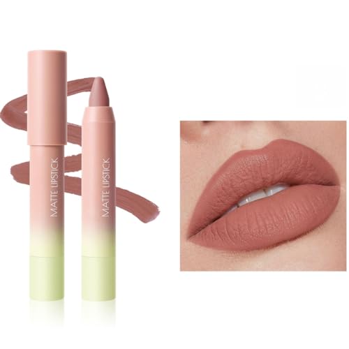 2in1 Lip Liner & Lipstick Combo Matte Longwear Waterproof Lipstick for Women #01