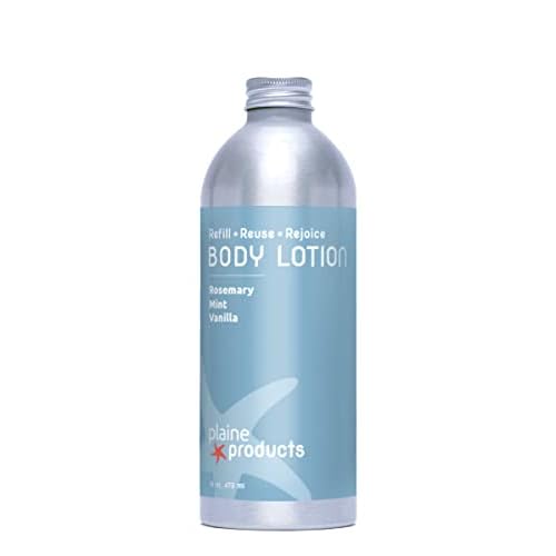 Eco-Friendly Body Lotion - Rosemary, Mint, Vanilla - Sensitive Skin, 16 oz (Refill Bottle)