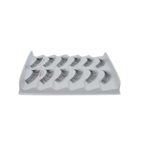 Red Cherry False Eyelashes #747S, Black (Pack of 6)