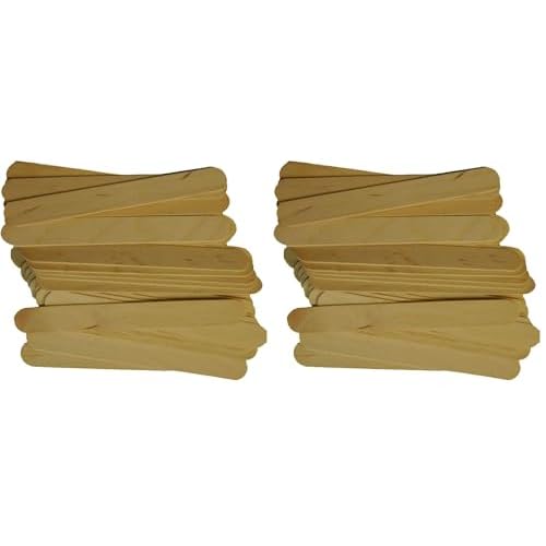 Spa Stix Large Jumbo Waxing Sticks - 6" x 3/4", Pack of 200 Jumbo Sticks