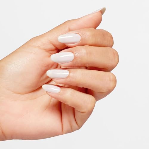 Bundle of OPI Nail Lacquer, Funny Bunny, White Nail Polish, 0.5 fl oz + OPI Top Coat, Protective High Gloss Shine Nail Polish Top Coat, 0.5 fl oz