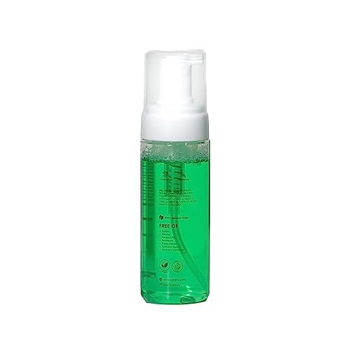 Natural Gentle Vegan Face Wash With Chamomile, Calendula. For All Types Of Skin. Safe for Sensitive Skin (Unscented, 5.07 oz) with (PH Level 4.5)