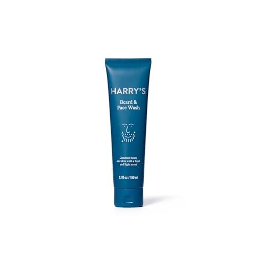 Harry's Beard and Face Wash with Willow Bark Extract, Non-drying Formula, 5.1 FL Oz