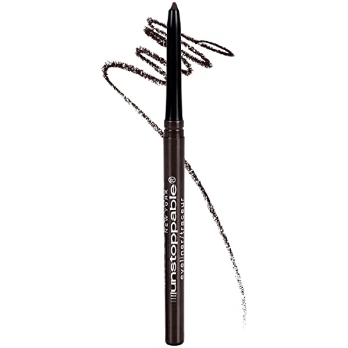 MAYBELLINE Unstoppable Waterproof Mechanical Black and Brown Eyeliners, 1 Count Each