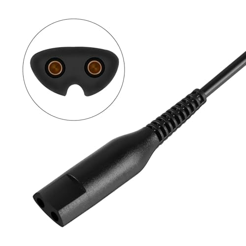 12V Charger Compatible with Braun Shaver S3 S6 S7 S8 S5 S9 S1 Series 1 3 5 6 7 8 9 310 340 3040s 390cc 790cc 9577cc 9517s 7085cc Wall Power Adapter Charging Cord Cable for Braun Electric Razor Trimmer