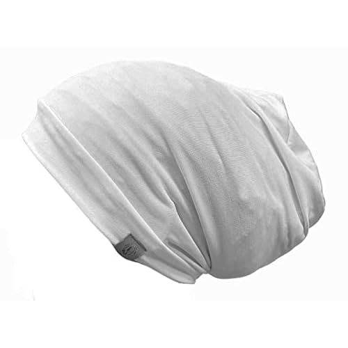 Fairy Black Mother Dreadlocks Loc Cap ? Satin Bonnet Alternative for Locs, Men & Women Hair Cap for Sleeping & Everyday Wear, Breathable Stretch Fit (White, Medium)