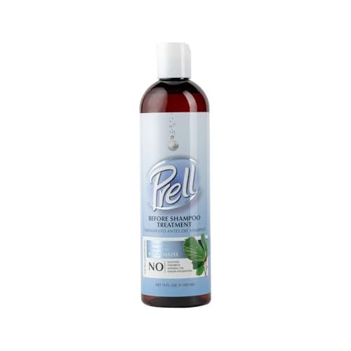 Prell Before Shampoo Treatment for Dry, Damaged Hair, Color Safe, Damage Shield with Witch Hazel 12 fl.oz, 2 Pack