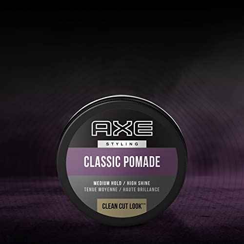 Axe Pomade: Medium Hold and Natural Finish for Easy Styling, 2.64oz (2 Count)