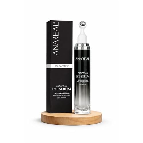 ANAREAL Eye Bags Treatment for Men: Eye Cream for Dark Circles 0.48 Fl Oz