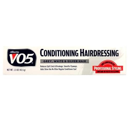 Alberto VO5 Conditioning Hairdressing for Gray/White/Silver Blonde Hair, 1.5 oz (42.5 g)