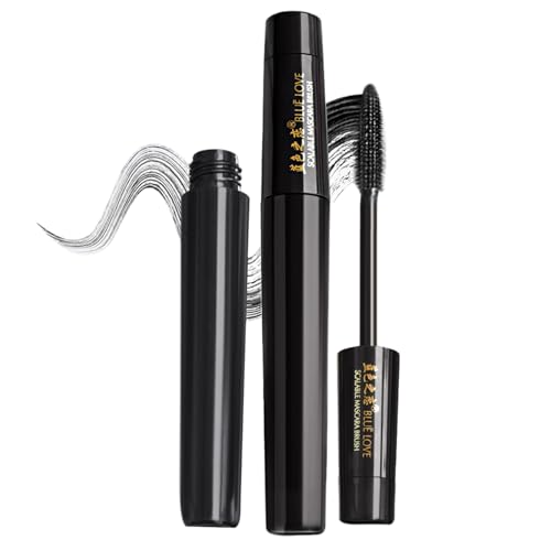 BLUE LOVE Black Telescopic Mascara - Long-Lasting, Waterproof, Non-Clumping Makeup for Effortless Beauty, Easy Removal, Flake-Free Formula for Daily Use