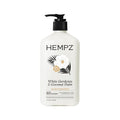 Hempz Body Lotion Moisturizer - White Gardenia & Coconut Palm - Daily Moisturizing Cream, Shea Butter, Coconut Oil - Skin Care Products, All Natural Hemp Seed Oil - 17 Fl Oz