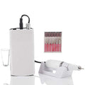 Kredioo Nail Drill, 35000RPM Nail Drills for Acrylic Nails Professional Cordless Electric File Rechargeable Portable Machine 6 Bits Dremel Tools for Women Manicure Pedicure Remove Gel Polish