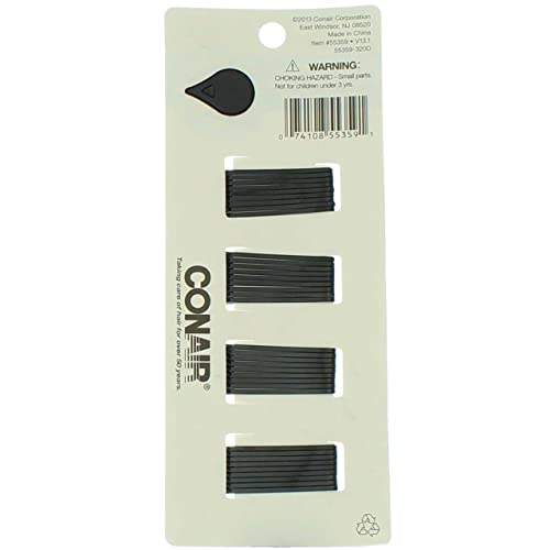 Conair Styling Essentials Mini Pins, Black 36 ea (Pack of 2)