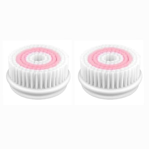 2Pcs Facial Cleansing Brush Replacement for UMICKOO, Keep Your Cleansing Device in Top Shape(Pink)