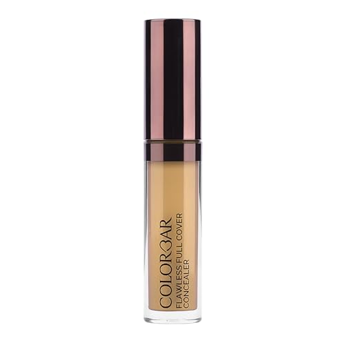 Colorbar Flawless Full Cover Concealer - Face Makeup Concealer with Liquid-to-Powder Formula - Hides Scars and Discoloration - 005 Lacy - 0.2 oz