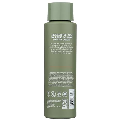 SHEA MOISTURE Men's Shea Moisturizing Shampoo, 15 OZ