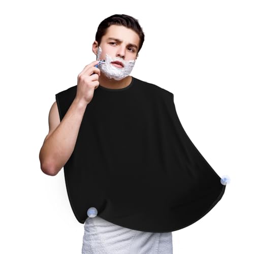 Custom Beard Bib Hair Catcher for Men Add Your Design Name Photo Text Personalized Shave Bib Gifts for Husband, Dad