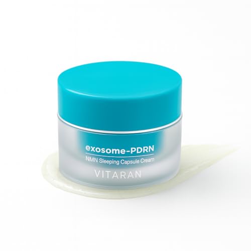 Exosome-PDRN NMN Sleeping Cream, Anti-aging Capsule Formula with Triple Care Technology for Skin Barrier Repair, Elasticity, Rejuvenation