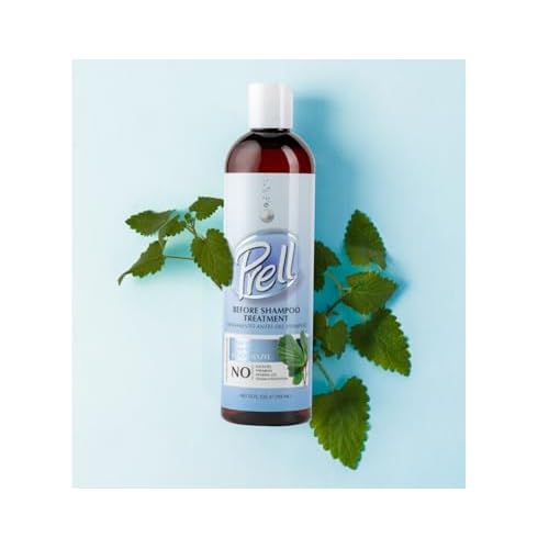 Prell Before Shampoo Treatment for Dry, Damaged Hair, Color Safe, Damage Shield with Witch Hazel 12 fl.oz.