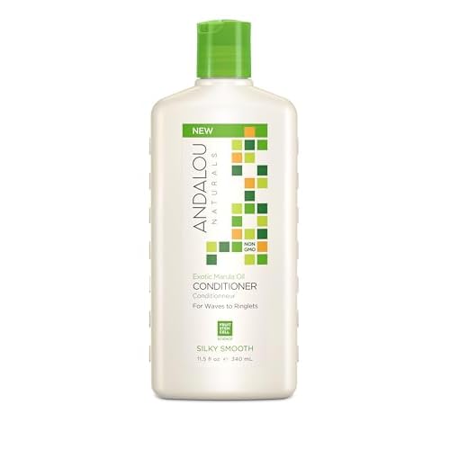 Andalou Naturals Exotic Marula Oil Silky Smooth Conditioner, 11.5 Ounce, (Package May Vary)