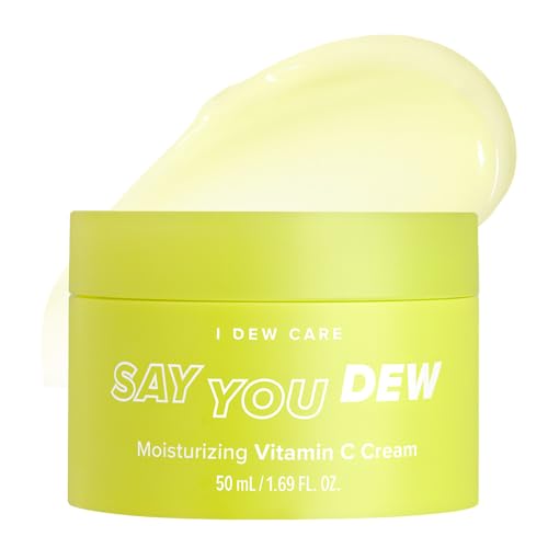 I DEW CARE Vitamin C Face Moisturizer - Say You Dew | Korean Skin Care Routine Panthenol, Niacinamide, Non-irritating, Hydrate and Illuminate Glass Smoother Skin, 1.69 FL Oz