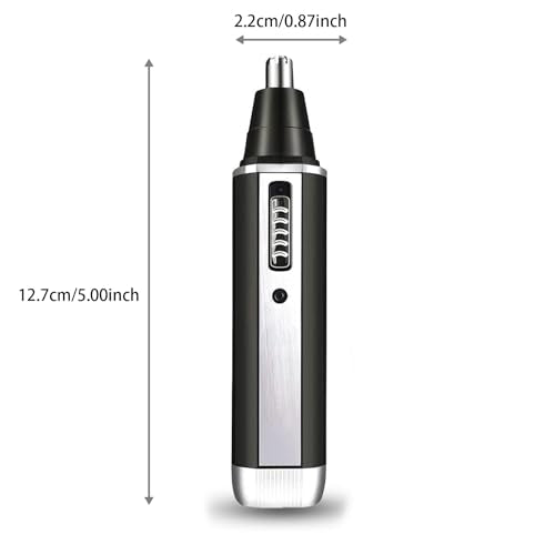 Nose Hair Trimmer for Women and Men, 4-in-1 Facial Hair Removal Trimmer Professional Eyebrow & Facial Hair Trimmer, Rechargeable Portble Waterproof Face Shaver Razor for Nose Ear Eyebrow Set
