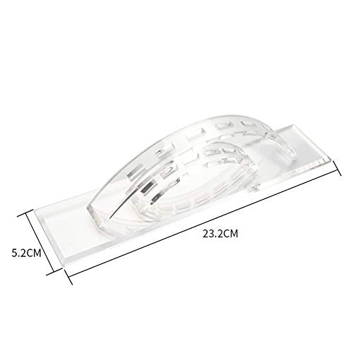 esowemsn 1PC 6 Holes Acrylic Tweezers Stand Holder Eyelash Extension Storage Rack Eyelash Tweezer Collecting Displaying Shelf Eyelashes Extension Supplies Accessories