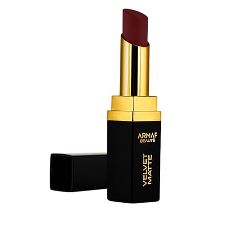 Armaf Beaut? Velvet Matte Bullet Lipstick ? Silky Smooth Texture, Enriched With Shea Butter, Lightweight | Juliette