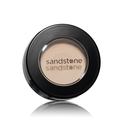 Sandstone Scandinavia Hypoallergenic Eyeshadow ? Long-Lasting, Blendable Single Eye Shadow ? Fragrance-Free & Vegan ? For Sensitive Eyes ? 262 White-ish