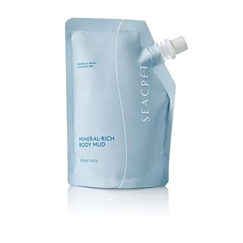 SEACRET Minerals Dead Sea Mud, Mineral Rich Body Mud Treatment Removes Excess Oil and Dead Skin Cells, 10.6 Oz / 313 g
