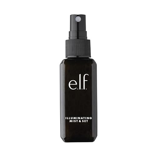e.l.f. Lumious Mist & Set, Setting Spray To Give Makeup A Lasting, Radiant Finish, Infused With Vitamins A, C & E, Small, 2 Fl Oz