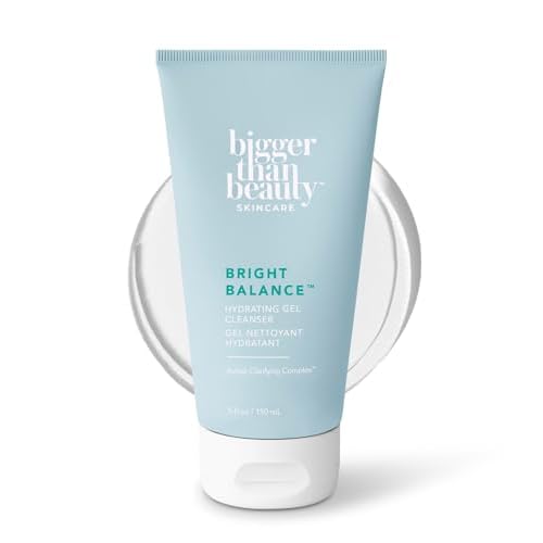 Hydrating Gel Cleanser, Face Wash with Hyaluronic Acid & Vitamin C for All Skin Types, Daily Skin Care, Makeup Remover for Women, Facial Cleanser, Vegan & Cruelty Free