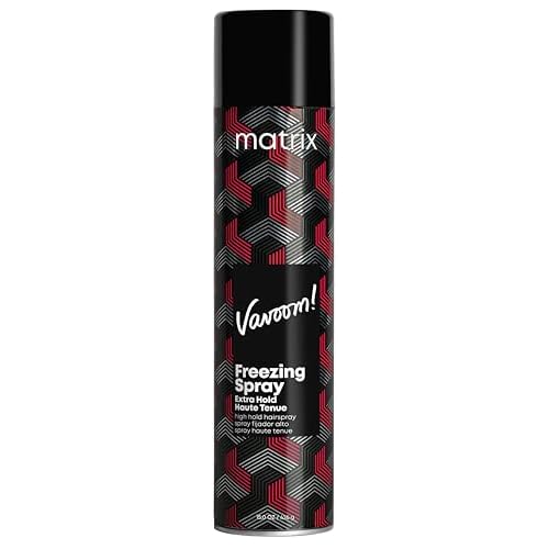 Matrix Vavoom Extra Hold Freezing Styling Spray For All Hair Types- Volumizing & Texturizing Hairspray With Extra Firm Hold, Prevents Frizz & Protects Against Humidity