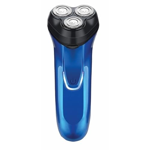 Cutting Edge Rotary Shaver, Rechargeable Electric Rotary Shaver with Stainless Steel Blades, Wireless Cordless Electric Razor, Close Shave, Full 2 Hour Charge Provides 1 Hour Run-Time, Electric Razor