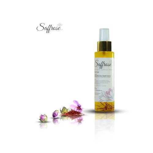 Beauty Gift Set 3pc inc Glycerin Facial Cleansing Soap, Saffron & Rose Facial Scrub, Saffron & Rose Facial Mist Spray Toner