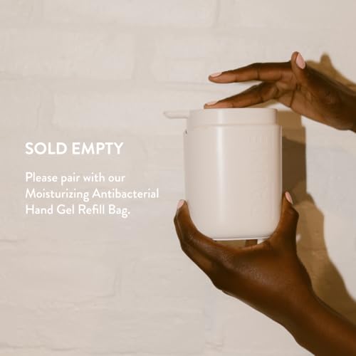 PAUME Signature Refillable Hand Sanitizer Pump, Stylish & Modern Dispenser for Kitchen, Nursery, or Bathroom, Sold Empty