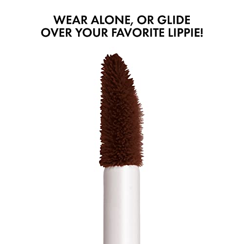NYX PROFESSIONAL MAKEUP Butter Gloss Brown Sugar, Non-Sticky Lip Gloss - Lava Cake (Rich Brown) (Pack of 2)